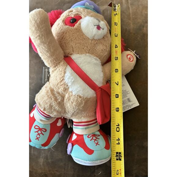 Hallmark Valentine Special Delivery 12” Roller Skating Pup Singing Plush - Picture 10 of 11
